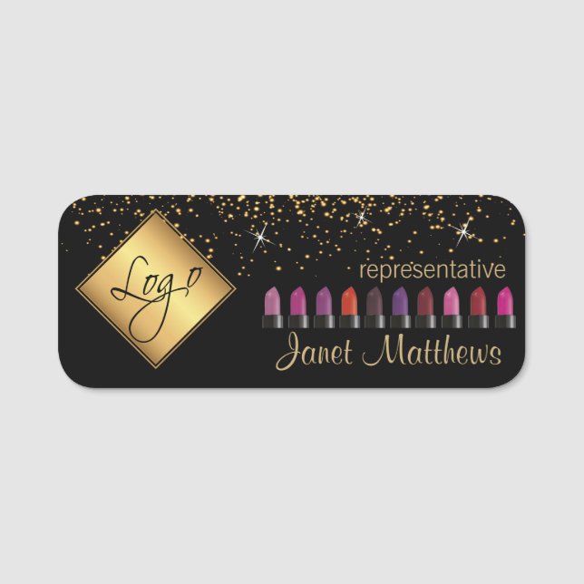 Porte-nom Représentant indépendant - Coloré (Devant)