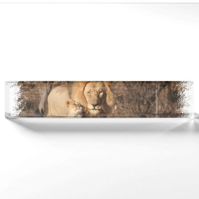 Porte-nom Roi de la jungle (Devant)