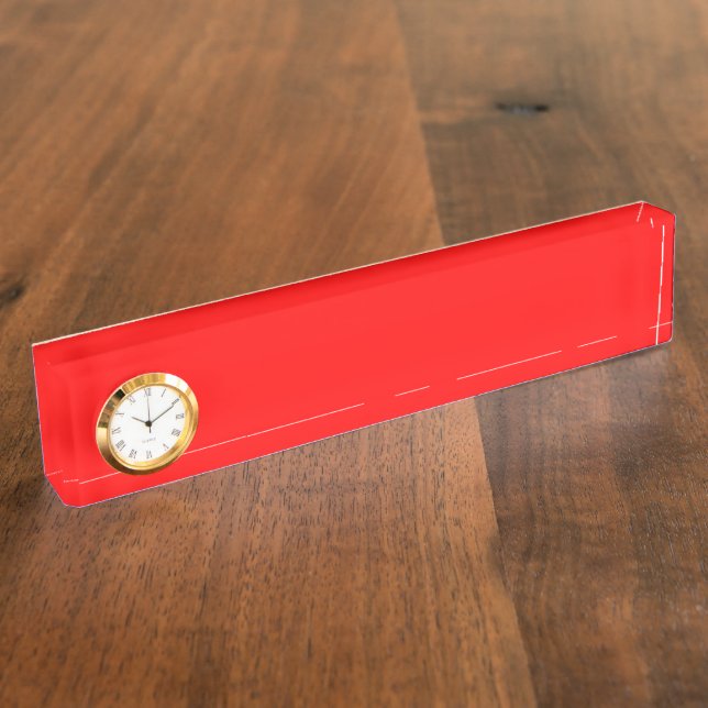 Porte-nom Rouge (Taille)