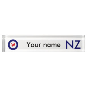 Porte-nom Roundel Tomtit Oiseau néo-zélandais