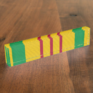Porte-nom Ruban de la médaille du service au Vietnam