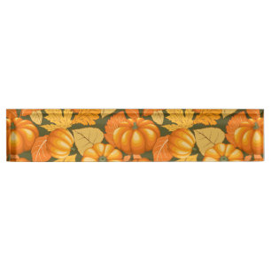 Porte-nom Saison d'automne Halloween Citrouille Motif