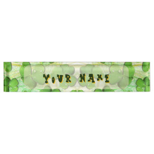 Porte-nom Shamrock vert St Patrick iPhone 5 Coque-Mate
