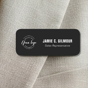 Porte-nom Simple logo d'entreprise personnalisé Employé pers
