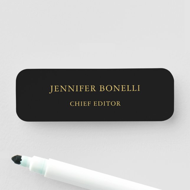 Porte-nom Simple Plaine simple créative et durable (En situation)