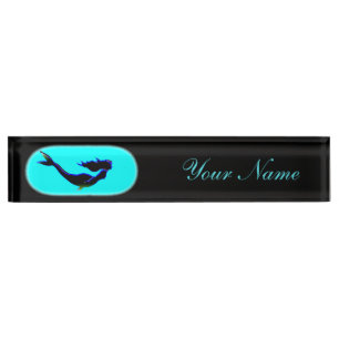 Porte-nom sirène sous-marine de natation