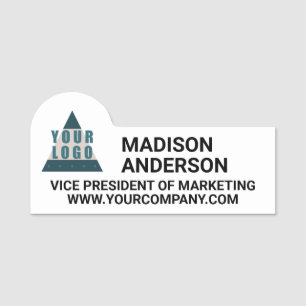 Porte-nom Site Web d'Business Logo Cool Modern Chic Company