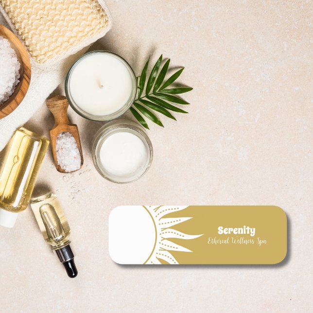 Porte-nom Soleil céleste holistique et lune (Créateur téléchargé)