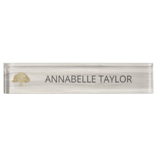 Porte-nom Spa naturel