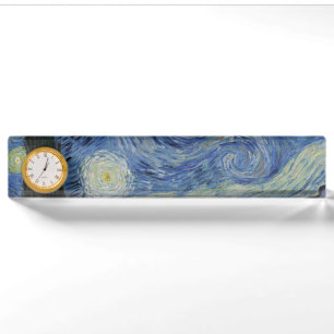 Porte-nom Starry Night by Vincent Van Gogh