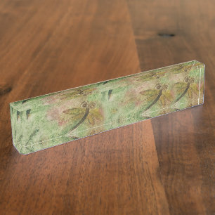 Porte-nom Sucrerie de coton de libellule