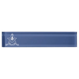 Porte-nom Symbole franc-maçonnerie