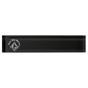 Porte-nom Symbole franc-maçonnerie
