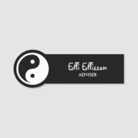 Symbole Yin Yang - tatouage solide design 2