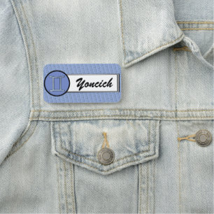 Porte-nom Symbole Zodiaque Gemini Élément par Kenneth Yoncic