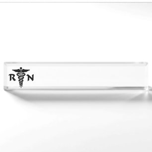 Porte-nom Symboles Médicale d'infirmière de RN