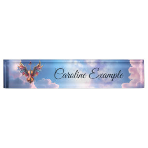Porte-nom Symphonie des cieux au clair de lune.