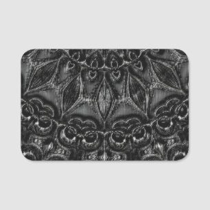 Porte-nom Tag de nom Mandala de charbon