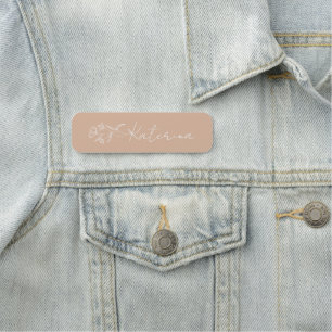 Porte-nom Tags Nom personnalisé Nom de l'événement Tags rose