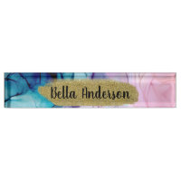 Tendance Glamour Moderne Élégant Rose Turquoise Ét