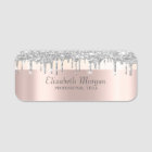 Tendance, gouttes de paillettes argentées rayées, 