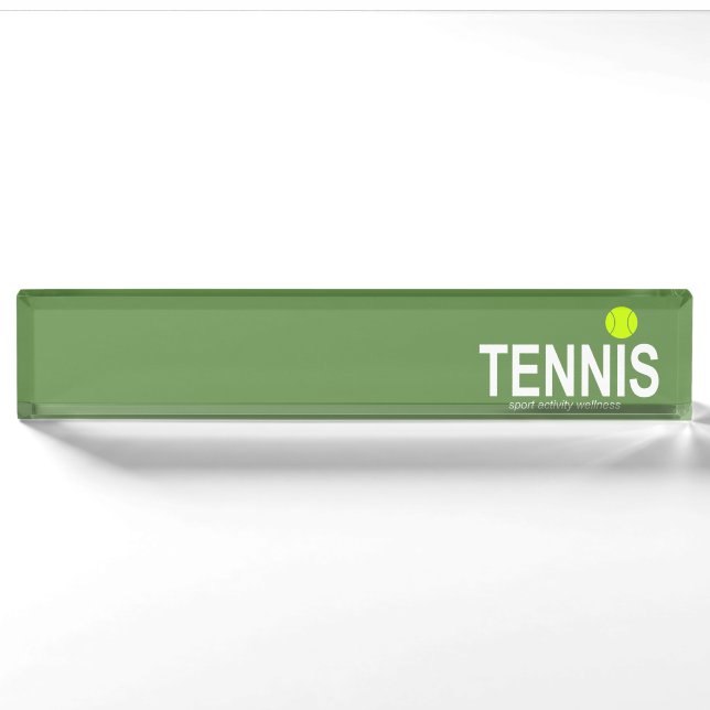 Porte-nom Tennis (Devant)