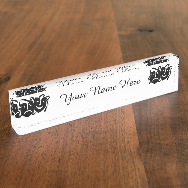 Porte-nom Théâtre Macrabe (Taille)