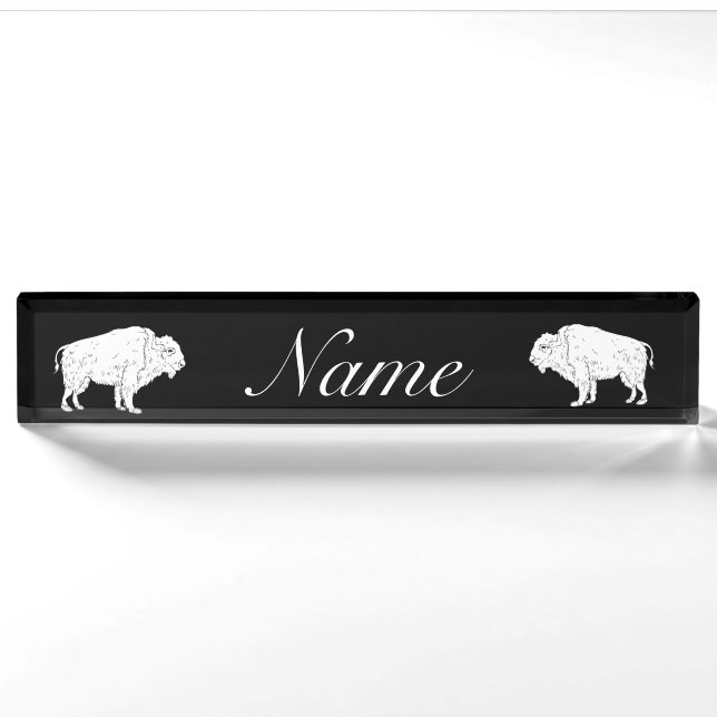 Porte-nom Thunder_Cove de Buffalo  (Devant)