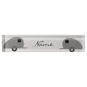 Porte-nom Tiny Teardrop Trailer Thunder_Cove