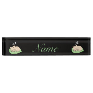 Porte-nom Tonnerre en sommeil
