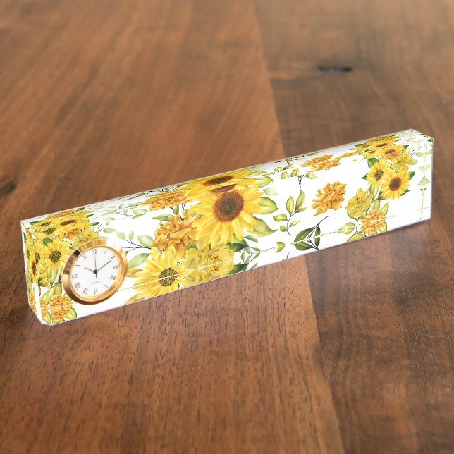 Porte-nom Tournesol 8 (Taille)
