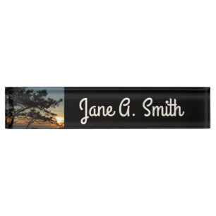 Porte-nom Tourrey Pine Sunset I California Paysage