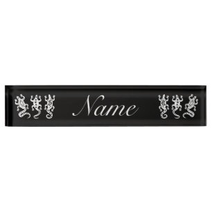 Porte-nom Trois Lizards Thunder_Cove Style sud-ouest
