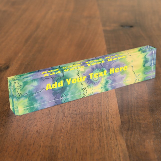 Porte-nom TypeDye (Taille)
