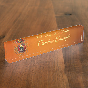 Porte-nom Un crâne