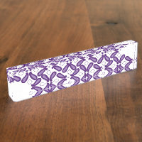 Un motif symétrique de couleur blanche et violette