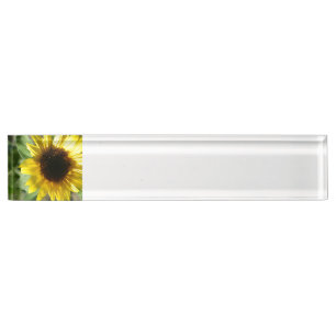 Porte-nom Un tournesol