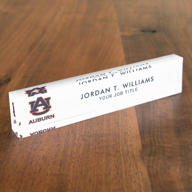 Porte-nom Université d'Auburn | AU Auburn (Taille)