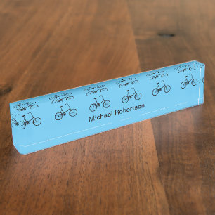 Porte-nom Vélo à deux roues