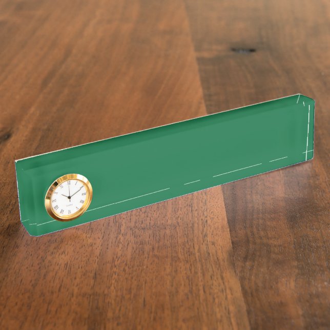 Porte-nom vert, azur, aqua, bleu électrique, police, motif, (Taille)