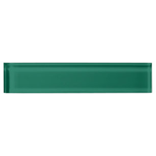 Porte-nom Vert bouteille (couleur solide)