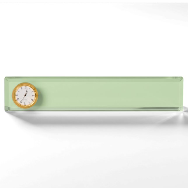 Porte-nom Vert sage (Devant)