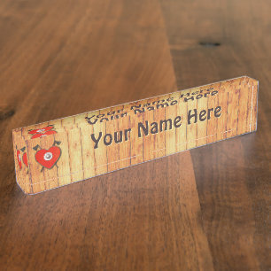 Porte-nom Viking Valentine