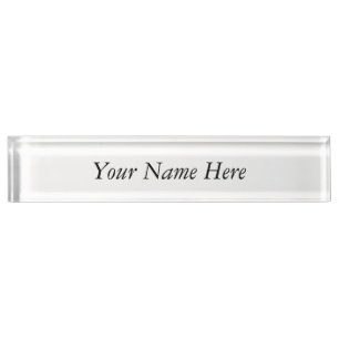 Porte-nom Votre de nom plaque signalétique ici