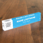 Votre Logo Modern Bold Nom Titre Ciel Simple Bleu