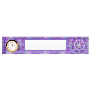 Porte-nom W2 pourpre