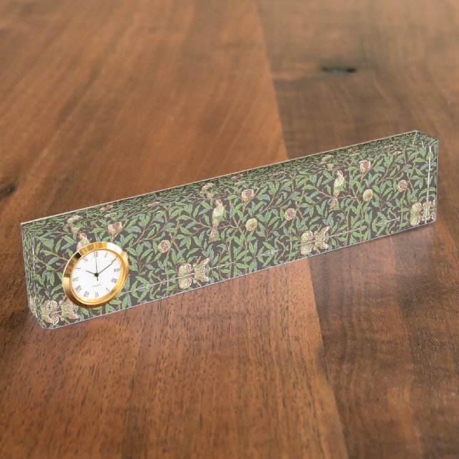 Porte-nom William Morris "Bird & Pomegranate" 2. (Taille)