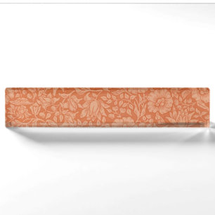 Porte-nom William Morris Mallow Fond d'écran floral