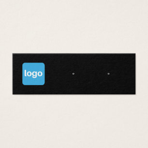 Porte-oreille en petit logo noir