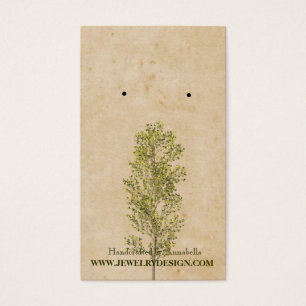 Porte-oreille Vintage Arbre Bijoux personnalisés